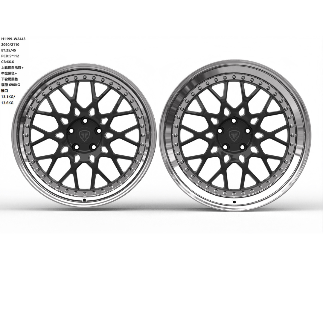 Merc C63  Forged Wheel Three Piece Algoa (priced per wheel)