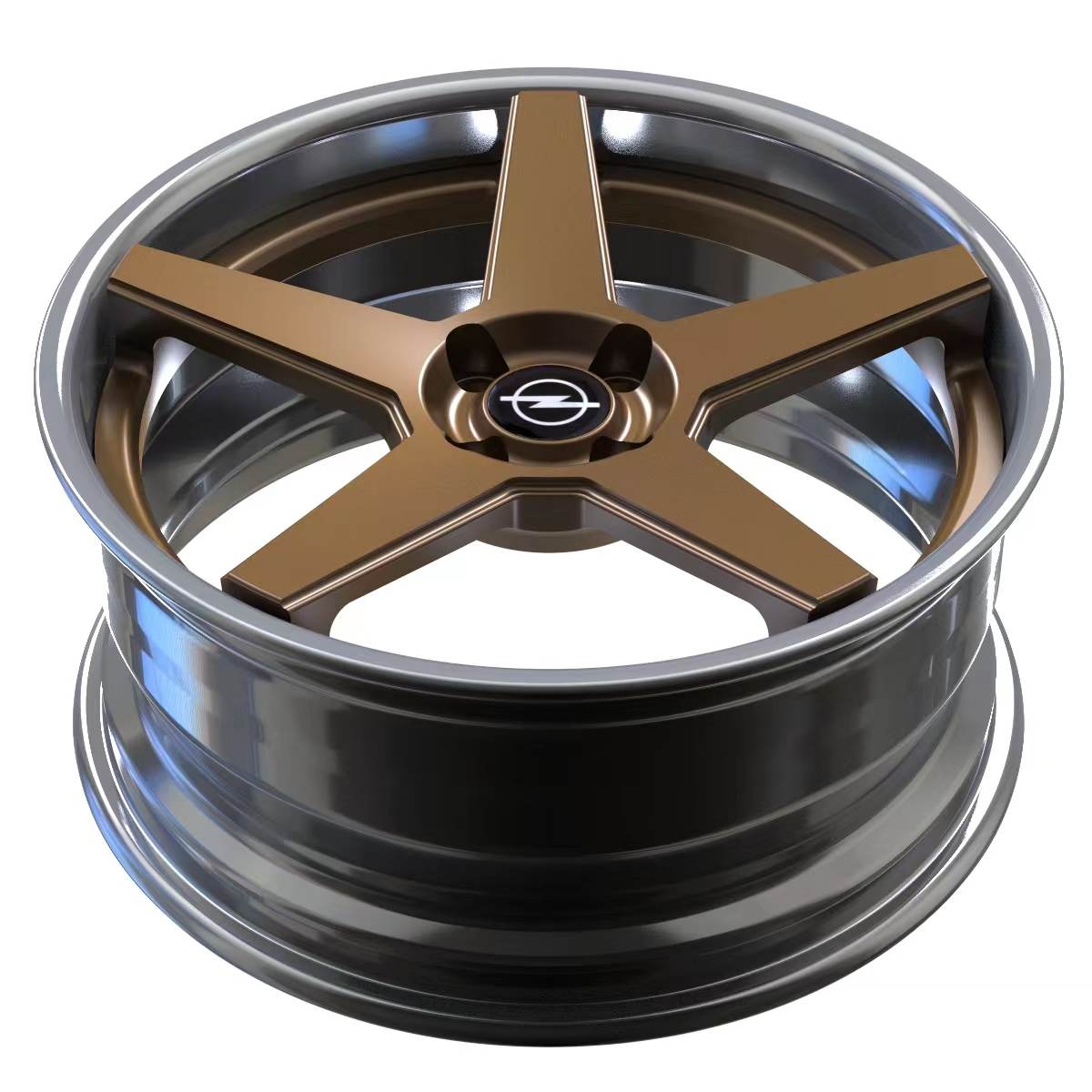 Opel Corsa Utility  2 Piece Forged 2 Colour Wheel Cinzano (Price Per Rim)