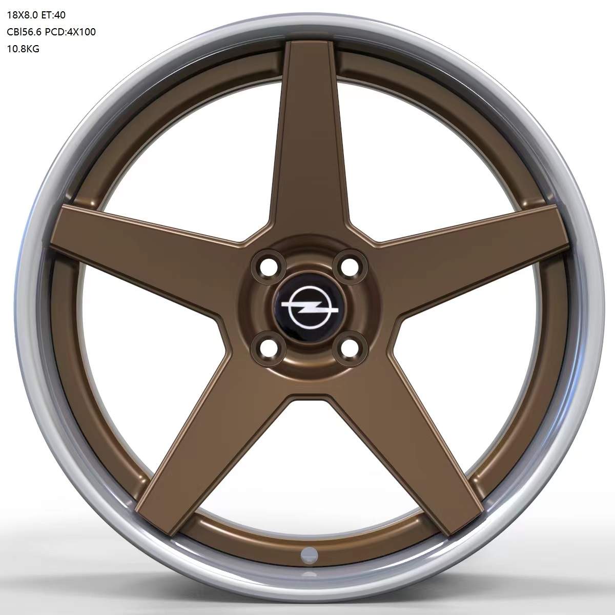 Opel Corsa Utility  2 Piece Forged 2 Colour Wheel Cinzano (Price Per Rim)